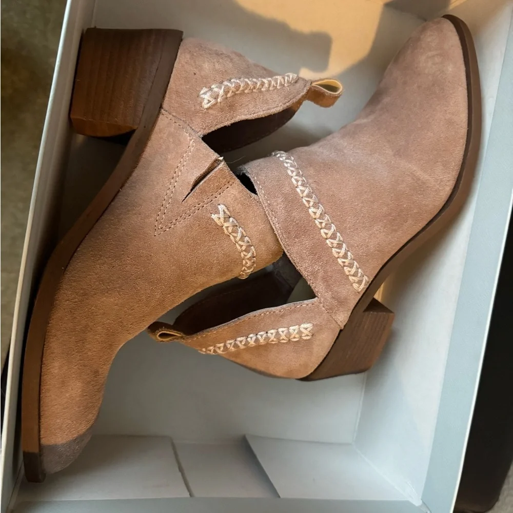 Sole Society Women's Tan Suede Shoes women’s sized 5 m